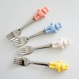 粉彩兔子叉匙組 共四色