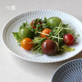 日本美濃燒小田陶器波紋盤共三色(S-L)