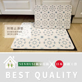 花磚印象超薄矽藻土地墊(L) 2入