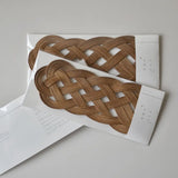 このひ 藤編茶壺墊