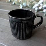 日本 SALIU 直線刻紋馬克杯 共三色