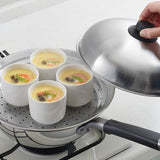 日本 Yoshikawa 平底鍋用不鏽鋼蒸盤