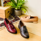 憶遊倫敦 小流蘇圓頭樂福鞋