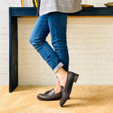 憶遊倫敦 小流蘇圓頭樂福鞋