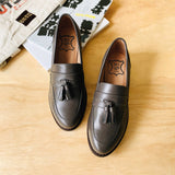 憶遊倫敦 小流蘇圓頭樂福鞋