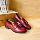 憶遊倫敦 小流蘇圓頭樂福鞋