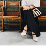 復古小時代 尖頭粗跟穆勒鞋