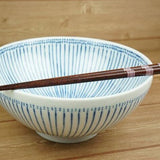 日本美濃燒十草紋拉麵大碗