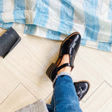 阿爸的涼鞋 魚骨編織平底涼鞋