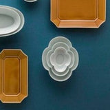 日本深山窯木瓜紋長碗共二色(S-L)