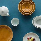 日本深山窯木瓜紋碗共二色(S-L)