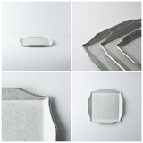 日本壽山窯美濃燒窯變釉方盤 (S-L) 共二色