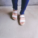 【巴洛克】簡約鬆糕厚底涼鞋