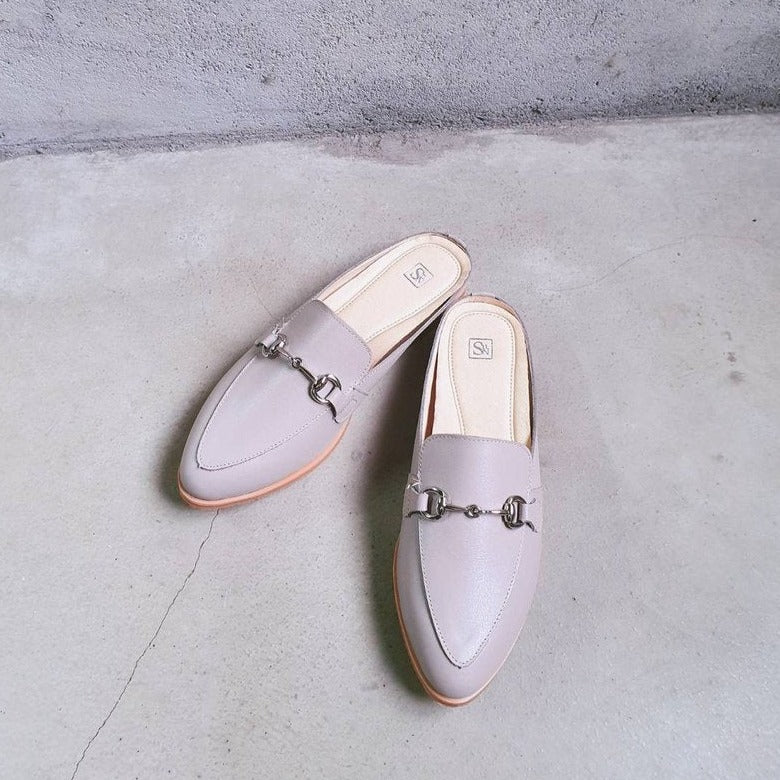 【卡布里】質感馬銜釦穆勒鞋（2色）