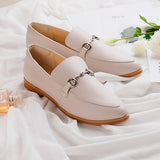 【維納斯】全真皮馬銜釦樂福鞋（5色）