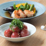 日本美濃燒小田陶器波紋深盤共三色