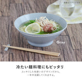 日本美濃燒 Albee 直線刻紋輕量拉麵碗 共三色
