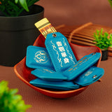 SOTRY LEATHER 大甲鎮瀾宮聯名 桃花姻緣-告別單身-湖水藍平安符