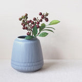 日本美濃燒小田陶器波紋花瓶 共三色