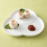 日本小田陶器 Tomoe 白瓷盤 (S-L)