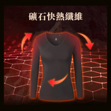 第五代溫灸刷毛圓領發熱衣（女）