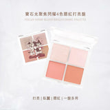 小貓妞妞聯名｜寶石光聚焦閃耀4色腮紅打亮盤