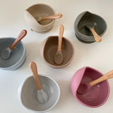 日本 kawaii&born 兒童吸盤餐碗 共六色