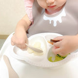 日本 lien de famille 嬰兒餐具三件組 共三色