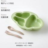 日本 lien de famille 嬰兒餐具三件組 共三色