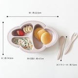 日本 lien de famille 嬰兒餐具三件組 共三色