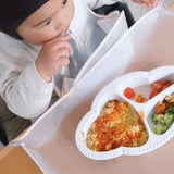 日本 lien de famille 嬰兒圍兜餐墊二件組 共三色