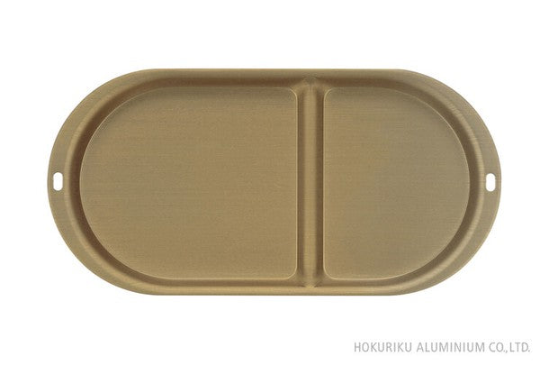 日本 Hokuriku 鋁製橢圓分隔盤 共三色