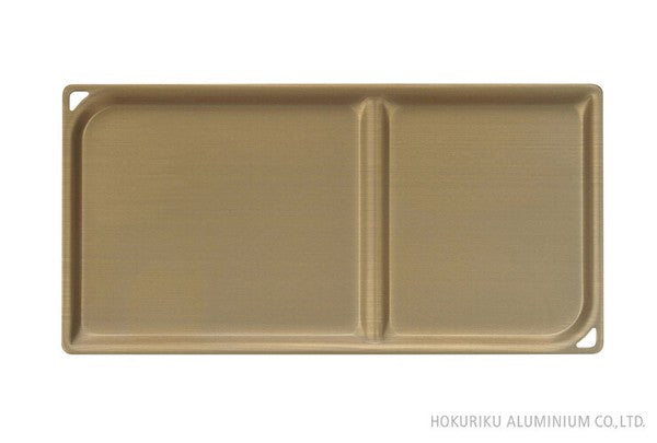 日本 Hokuriku 鋁製長方分隔盤 共三色