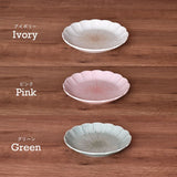 日本美濃燒柔和色系花盤 (中盤/深盤) 共三色