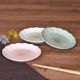 日本美濃燒柔和色系花盤 (中盤/深盤) 共三色