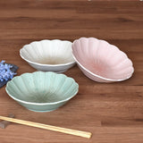 日本美濃燒柔和色系花碗 (S-M) 共三色
