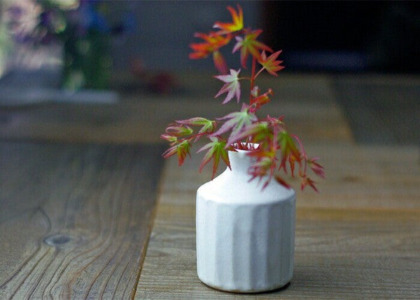 日本益子燒若間陶單支花瓶白/黑共五款– KeshaSelect