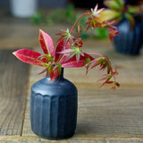 日本益子燒若間陶單支花瓶 白/黑 共五款