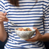 日本波佐見燒雛菊碗 共二色 (S-L)