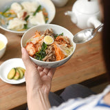 日本波佐見燒雛菊碗 共二色 (S-L)