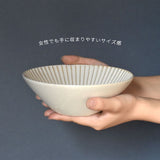 日本美濃燒花蝶扇紋大碗 (M/L) 共二色