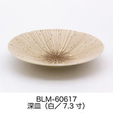 日本美濃燒經典十草紋深盤 (M-L) 共二色