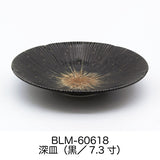 日本美濃燒經典十草紋深盤 (M-L) 共二色