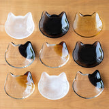 日本 coconeco craft 貓剪影玻璃小盤 共五款