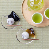 日本 coconeco craft 貓剪影玻璃小盤 共五款