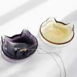 日本 coconeco craft 貓剪影玻璃小盤 共五款