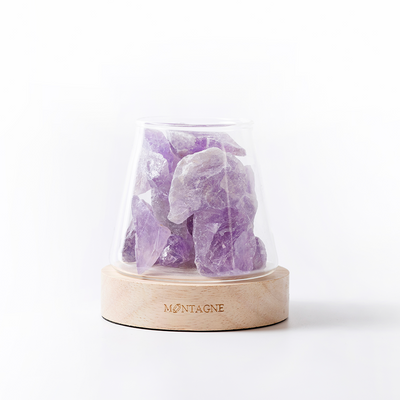 水晶擴香組 富士山款 紫水晶｜權力Ｘ守護