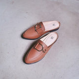 【法式D釦】尖頭D字釦穆勒鞋（3色）