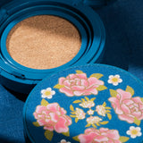 珍藏故宮｜琺瑯繁花彩瓷肌氣墊粉餅