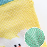 韓國Kokacharm 孩子的短襪 2雙入 L06 拼色小動物-藍綠